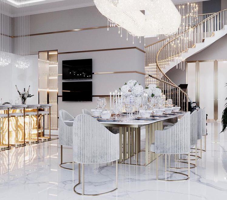 Luxury Design Mermer Masa